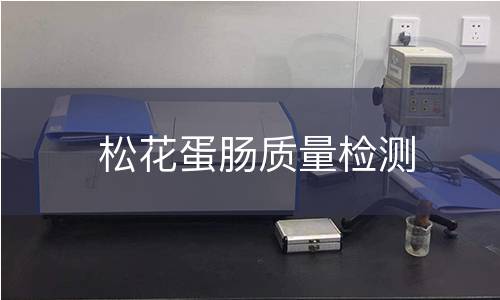 松花蛋肠质量检测