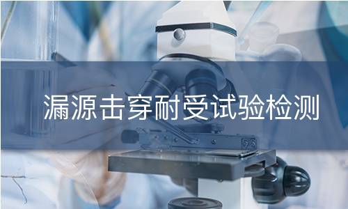 漏源击穿耐受试验检测