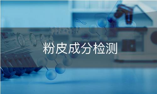 粉皮成分检测