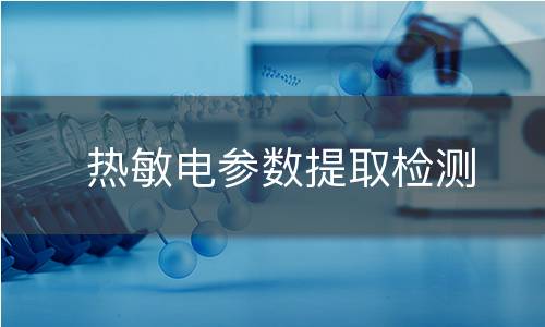 热敏电参数提取检测