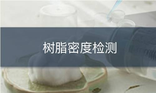 树脂密度检测