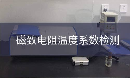磁致电阻温度系数检测