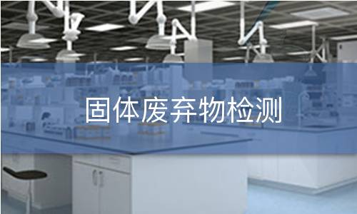 固体废弃物检测