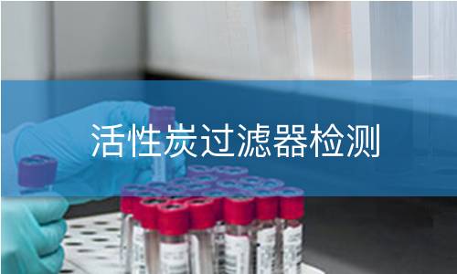 活性炭过滤器检测