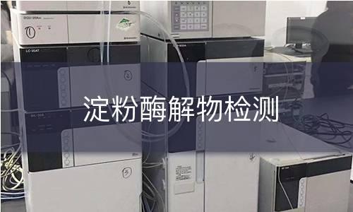 淀粉酶解物检测