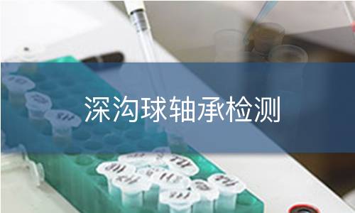 深沟球轴承检测