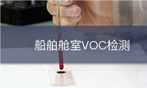 船舶舱室VOC检测