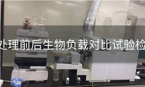 处理前后生物负载对比试验检测