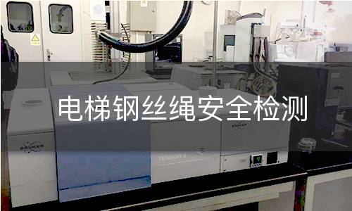 电梯钢丝绳安全检测