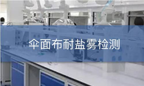 伞面布耐盐雾检测