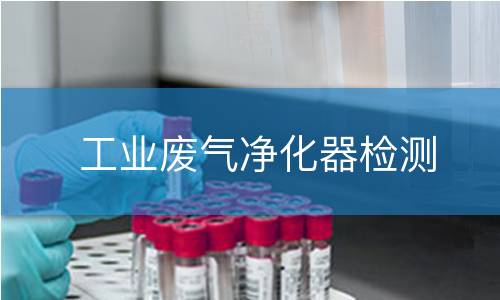 工业废气净化器检测 工业废气净化器检测